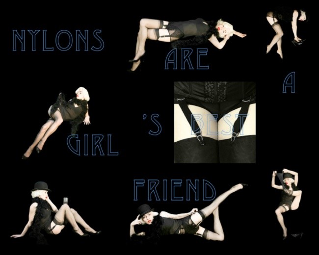Nylons are a girl's best friend